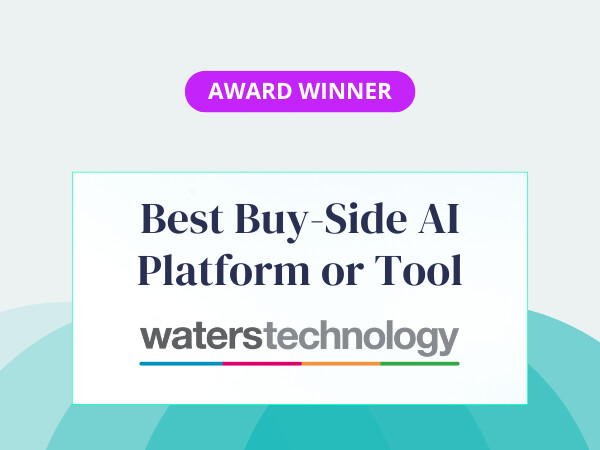 Award Win WatersTech Buy Side Tech Awards