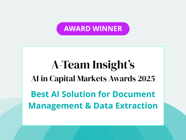 Award Win AI in Capital Markets Awards 2025