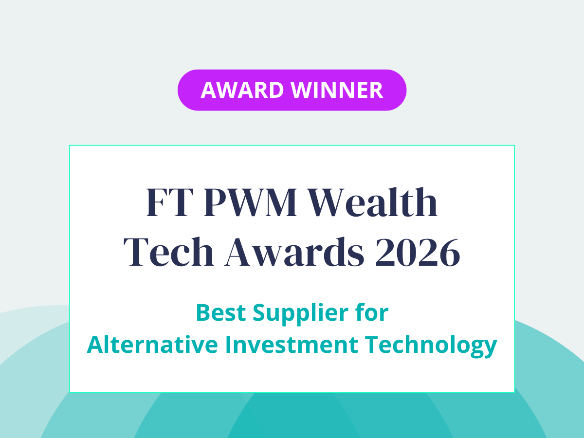 Award Win Financial Times PWM Wealth Tech Awards 2026