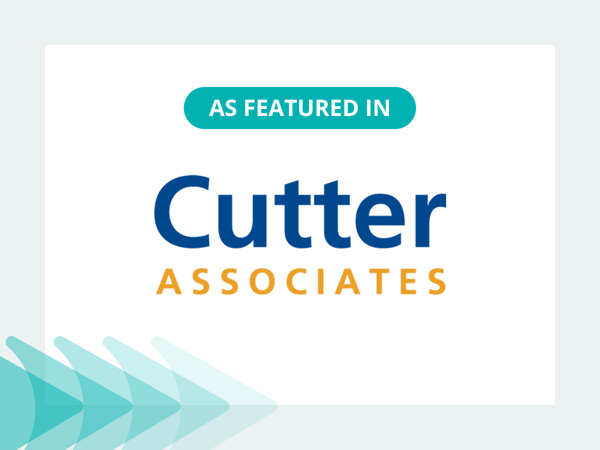 As Featured In Cutter Associates